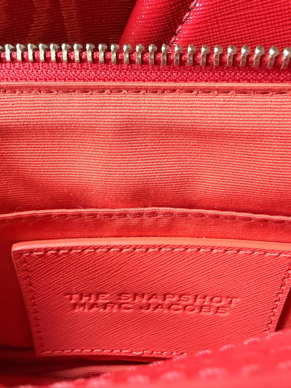 Marc Jacobs Snapshot Camera Bag Leather Orange/Red
